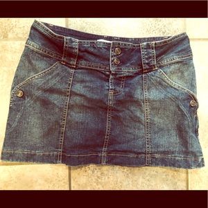 jean mini bodycon denim skirt